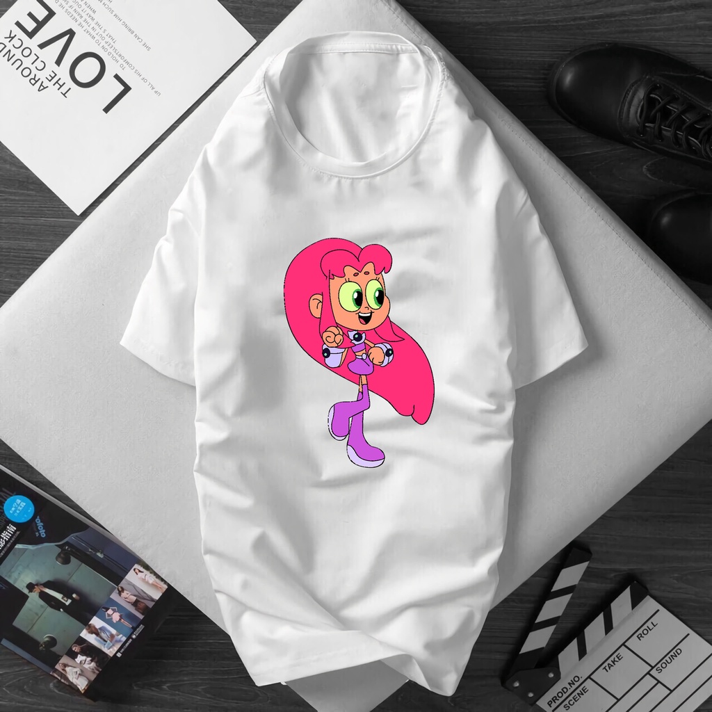Áo thun tay ngắn thiết kế nhân vật phim Teen Titans Go chất lừ ,gía cực sock