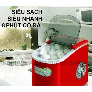 Máy làm đá viên siêu tốc tự động Watoor thương hiệu Đức, siêu sạch, an toàn, siêu nhanh, 8 phút có đá