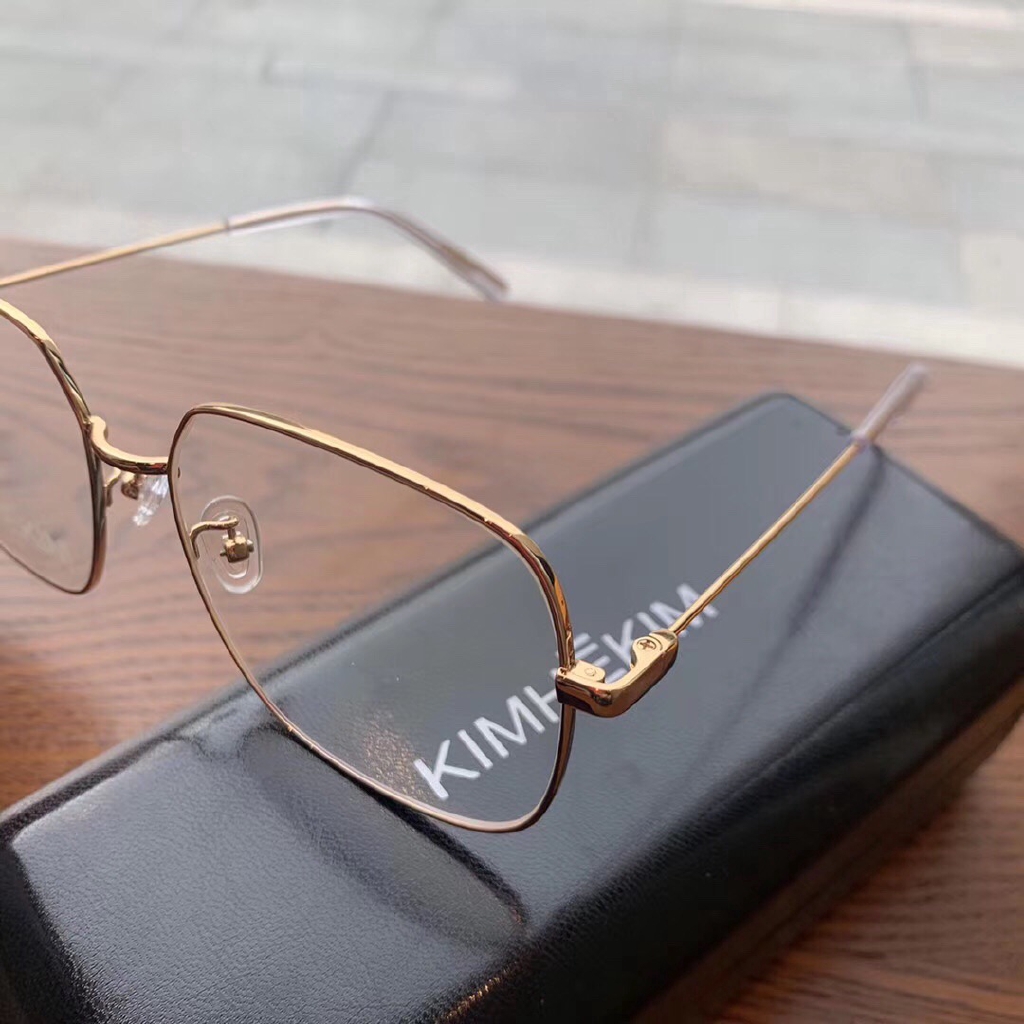 Mắt kính gọng kim loại phong cách thời trang dành cho nam và nữ