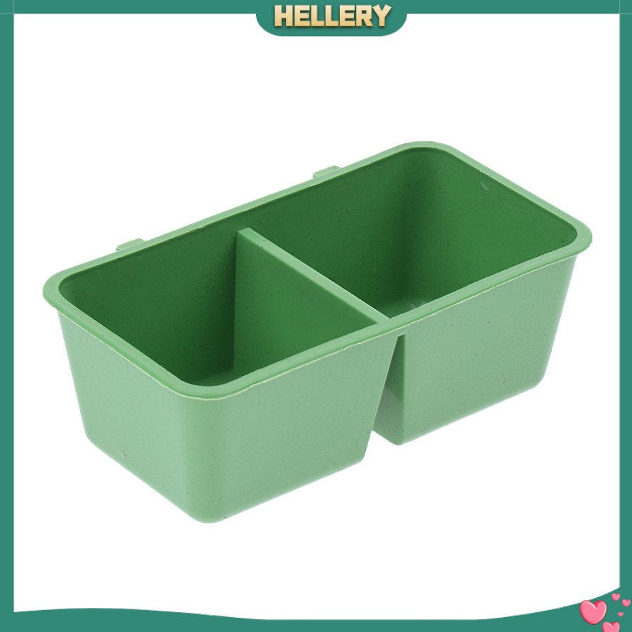 Set 10 Cốc Đựng Thức Ăn / Nước Uống Treo Lồng Chim Vẹt