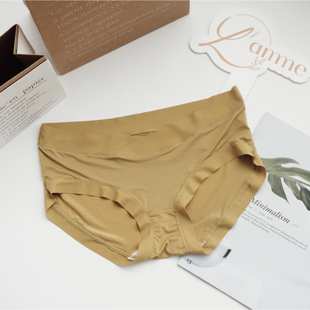 [Mã LT20 giảm 20K đơn 150K] Quần lót bầu chất liệu tơ lạnh mềm mại thoáng mát 6 màu by LAMME | BigBuy360 - bigbuy360.vn