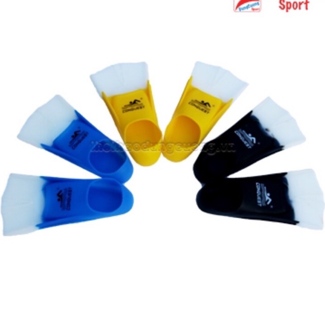 Chân Vịt Bơi Lội Silicol, Chân Vịt tập bơi người lớn trẻ em dẻo cao cấp - Quyensports