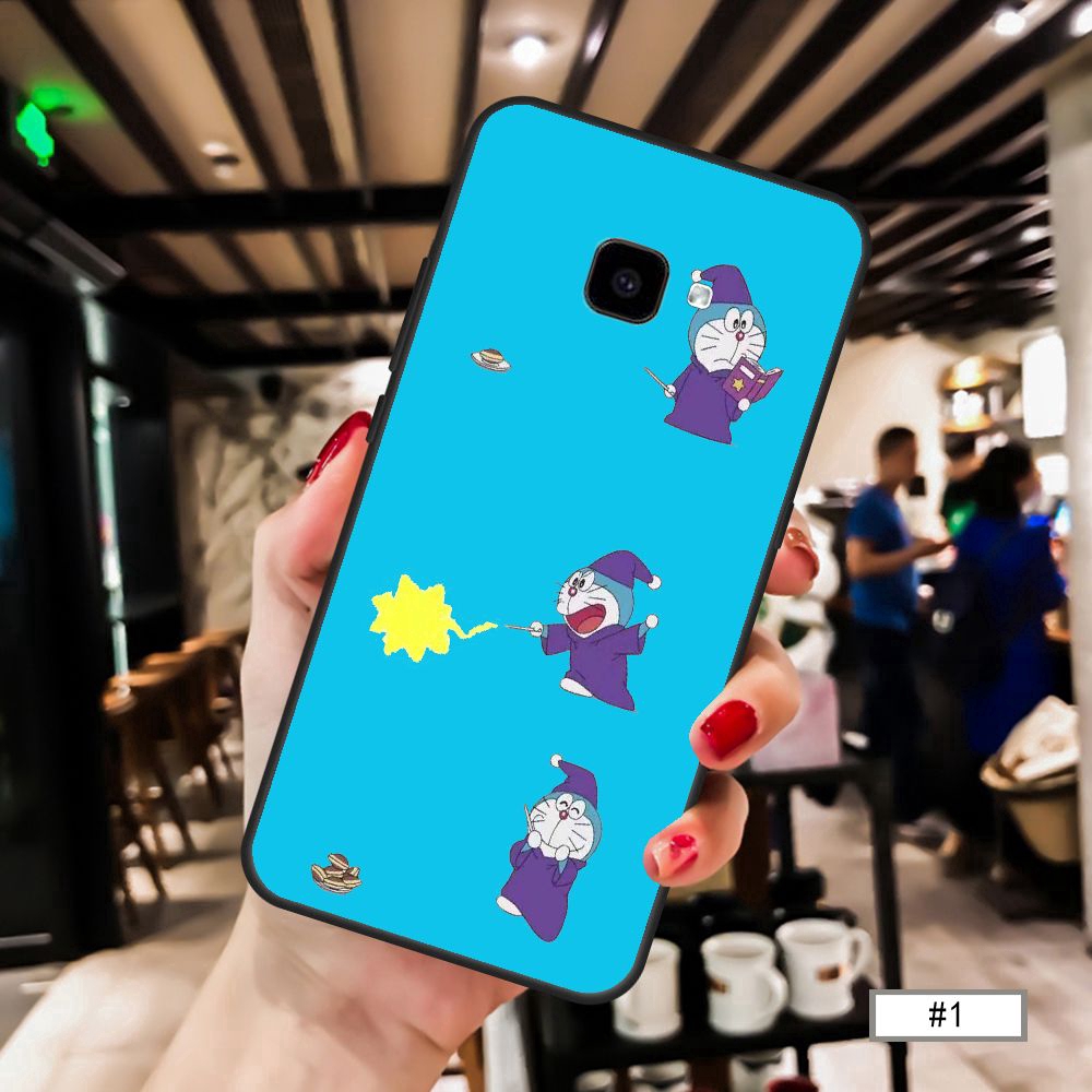 Ốp điện thoại mềm in hình Doraemon cho SAMSUNG J2 J5 J7 Prime A7 A8 A9 2018 A6 Plus A8 Plus M20