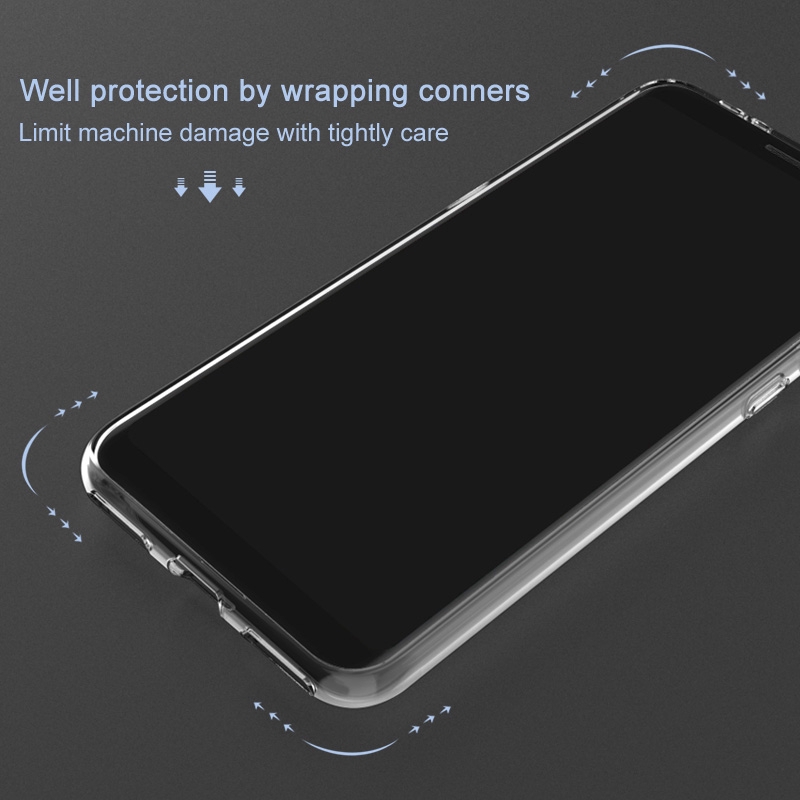 Ốp điện thoại Imak TPU mềm + silicon trong suốt chống sốc cho Google Pixel 3 XL / Pixel3