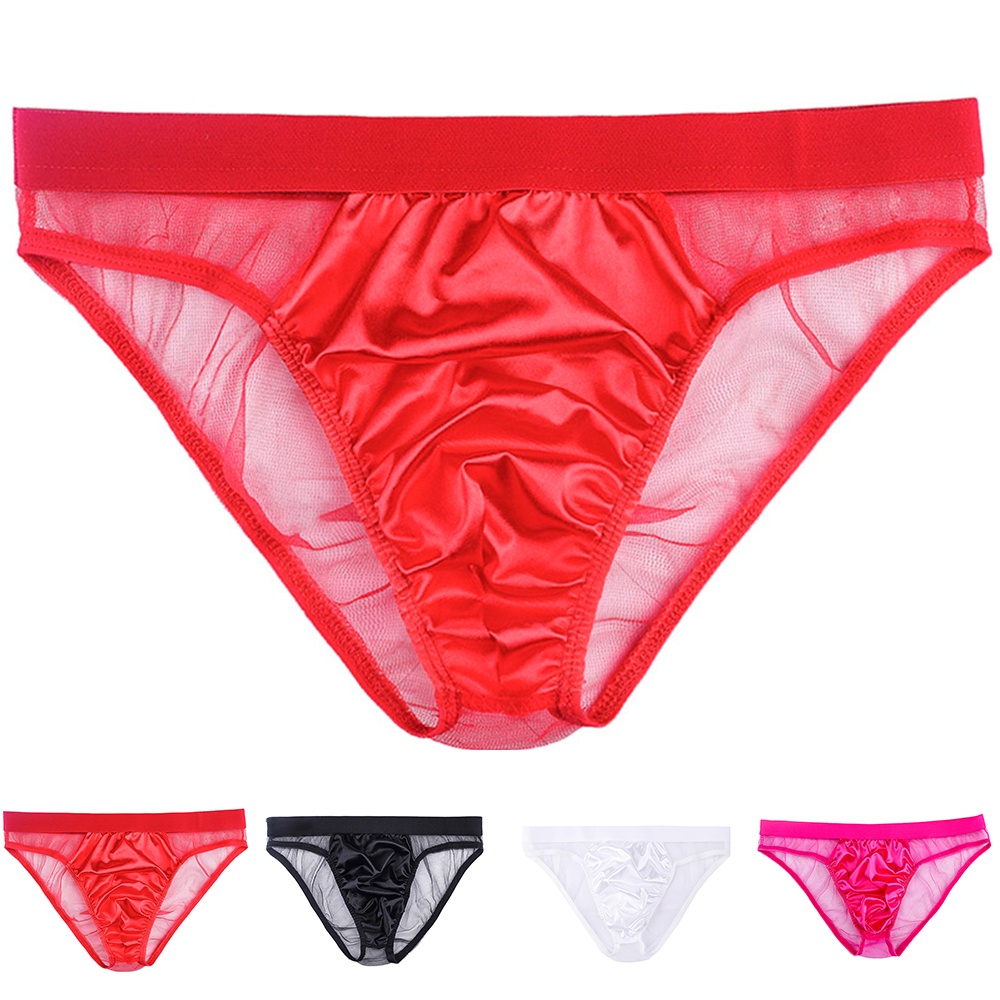 Quần Lót Nam Lưng Chữ T Bằng Thun Spandex Thoáng Khí Một Kích Cỡ