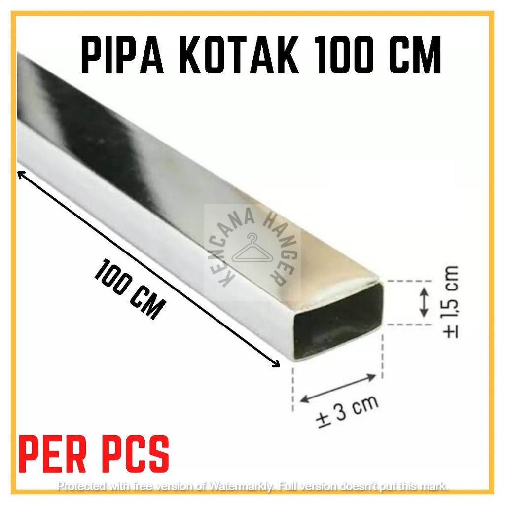 Ống inox dài 100cm chuyên dụng | Giá treo quần áo thiết kế đơn giản tiện dụng