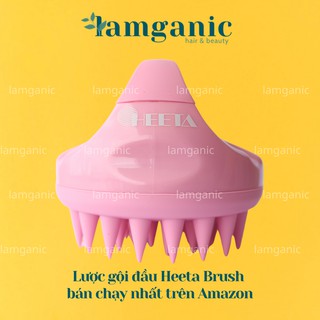 [Hàng US-UK] Lược gội đầu và kích thích da đầu 2in1 HEETA SHAMPOO BRUSH bán chạy trên Amazon bản upgrade