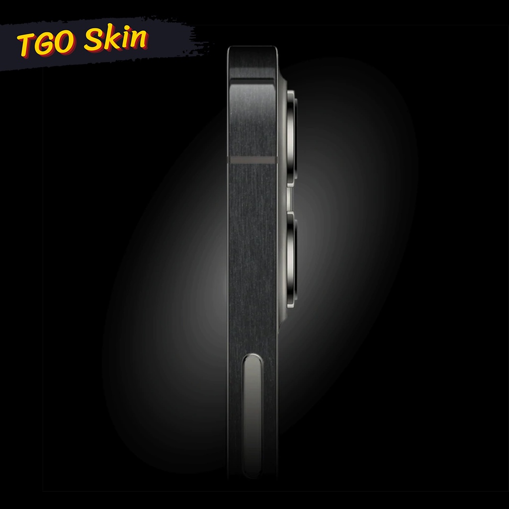 Miếng dán Skin nhôm xước cao cấp Oracal iPhone 14 Pro Max / 13 Pro Max / 12 Pro Max / 11 Pro Max / Xs Max  full viền