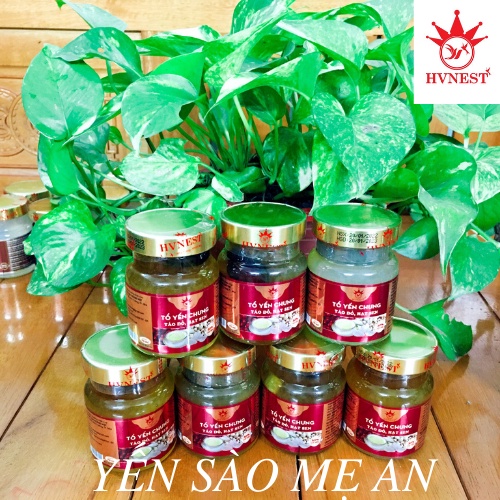 Yến Tươi Không Chất Bảo Quản TỔ YẾN CHƯNG SẴN VỊ HẠT SEN TÁO ĐỎ YẾN SÀO HOÀNG VIỆT Nha Trang