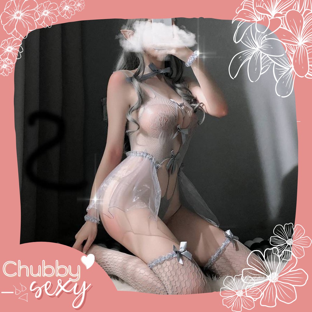 Cosplay Princess Sexy - Set Đồ Lót Cosplay Công Chúa Chất Thun Siêu Co Giãn Ôm Dáng Tôn Vòng 3 - CPL32 - Chubby.Sexy