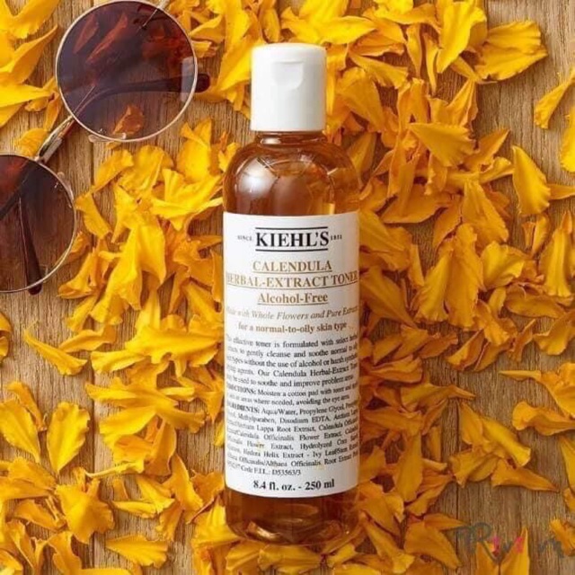 Toner Hoa Cúc Kiehls Dịu Nhẹ Sạch Sâu + Sữa rửa mặt hoa cúc kiehls