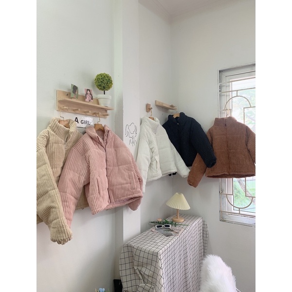 [Ảnh thật/Video]Áo phao béo Lotus nhung gân mềm đẹp Áo phao khoác ngoài hàng Quảng Châu | BigBuy360 - bigbuy360.vn