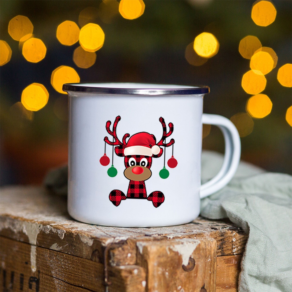 Tuần Lộc & Giáng Sinh Cốc Nước Nóng / Socola Hình Ông Già Noel
