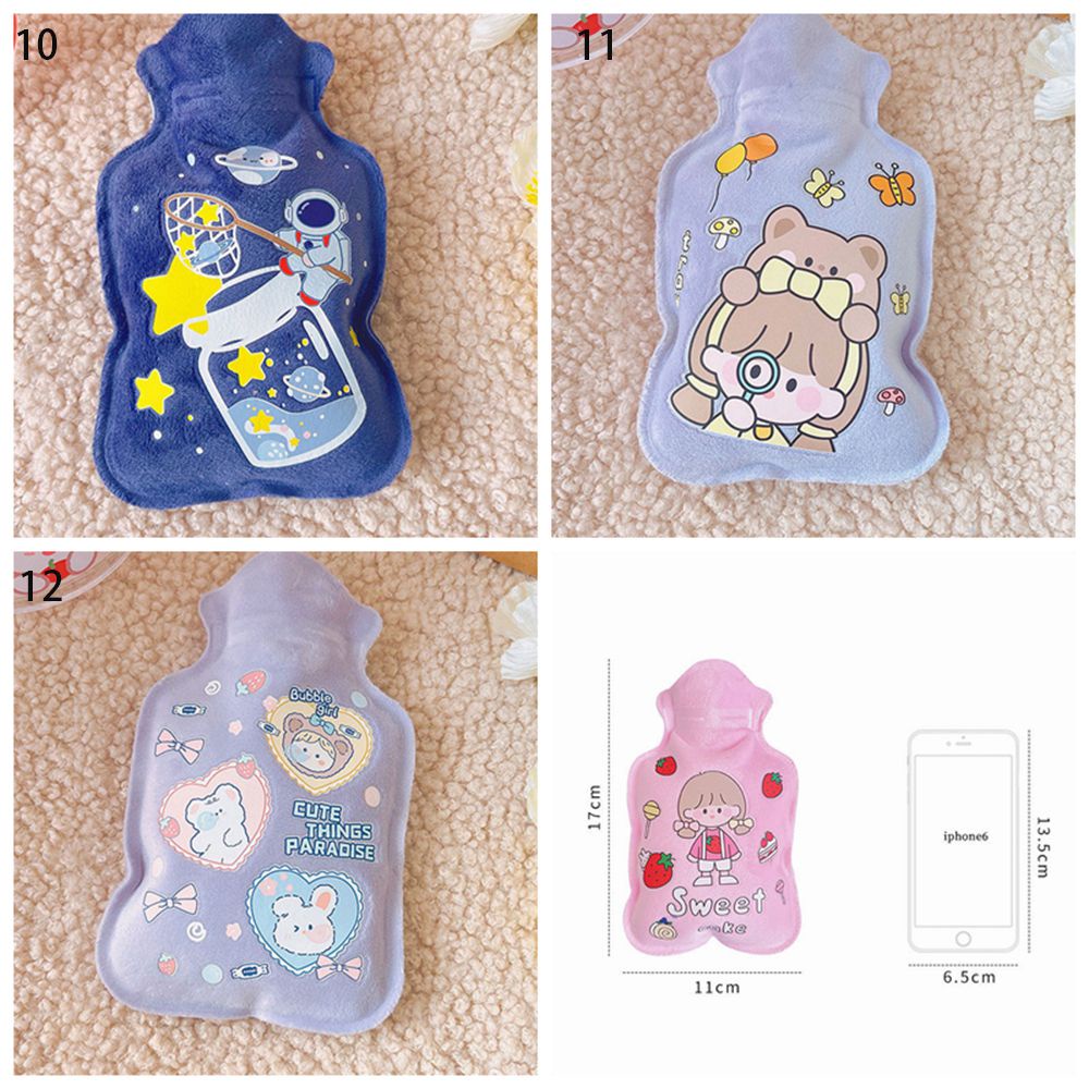 Túi chườm nước nóng giữ ấm tay mini bằng lông nhung có thể tái sử dụng dành cho học sinh