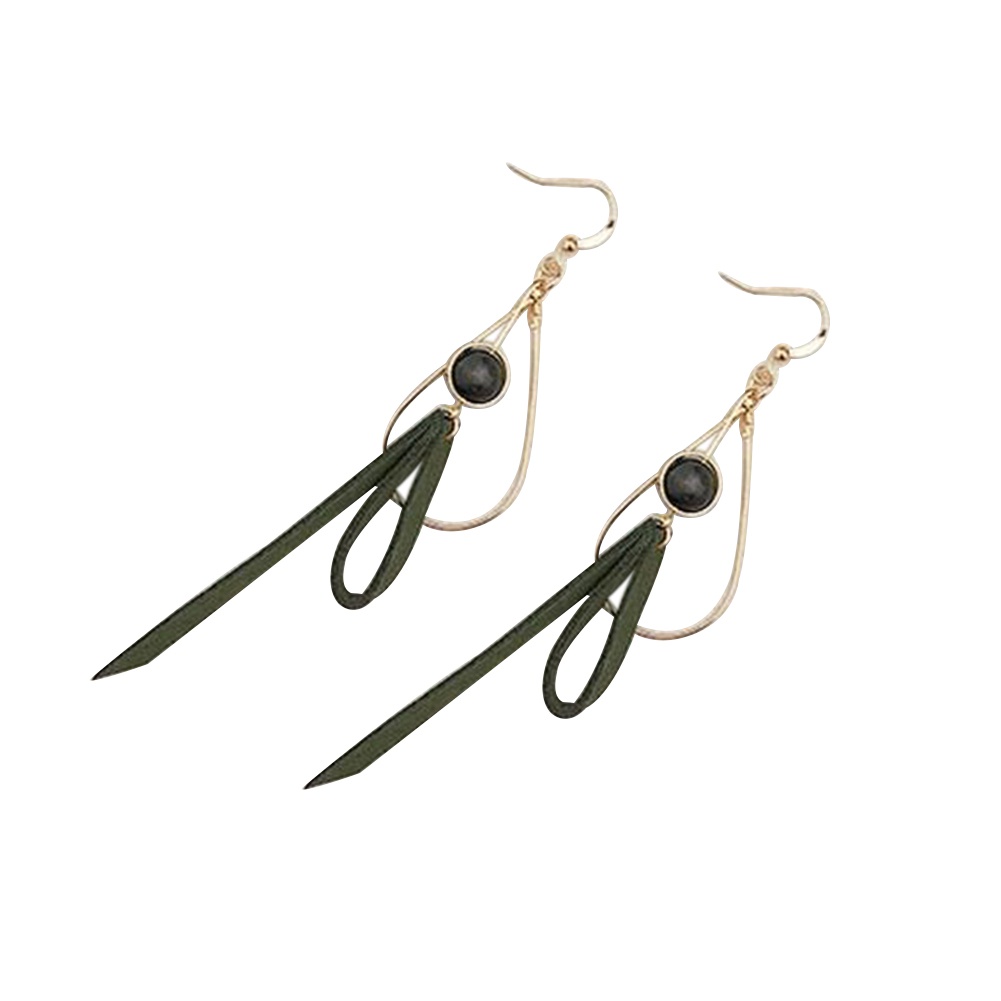 Khuyên tai nơ dáng dài thời trang