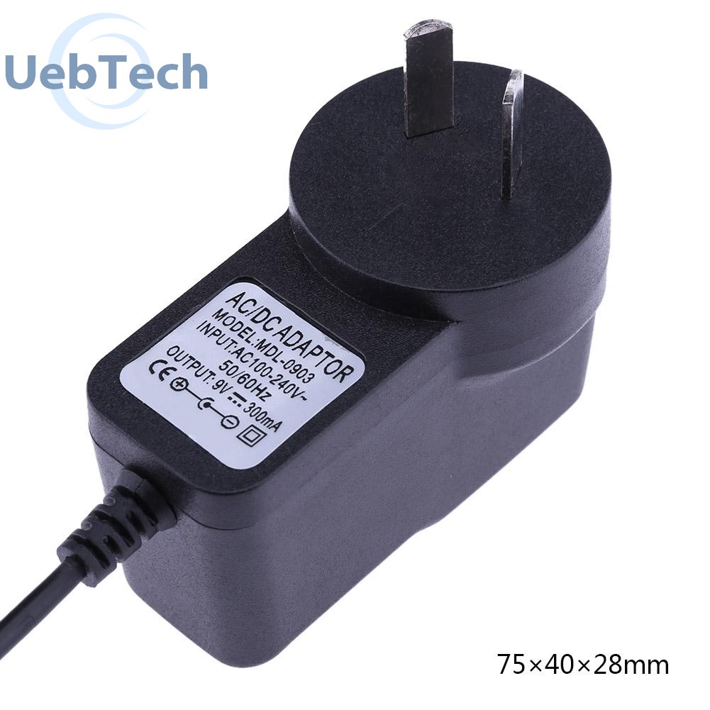 Bộ chuyển đổi nguồn điện 9V 300mA AC sang DC 5.5*2.5mm tiện dụng