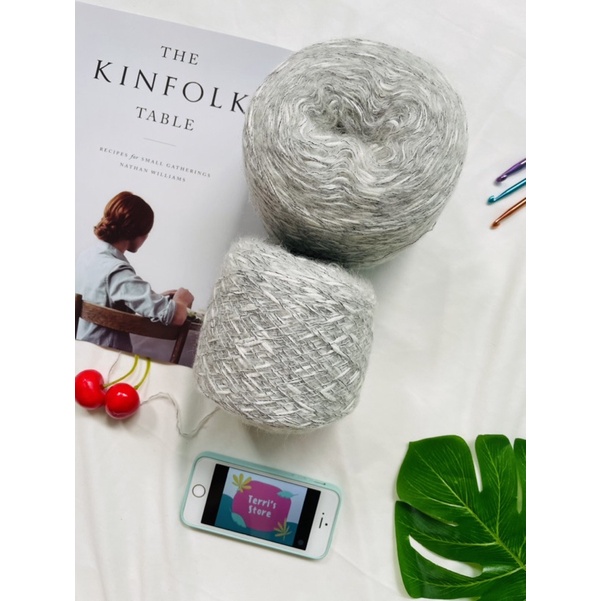 Len Mohair - Cỡ sợi ~ 1.5mm - Len sợi Thu Đông