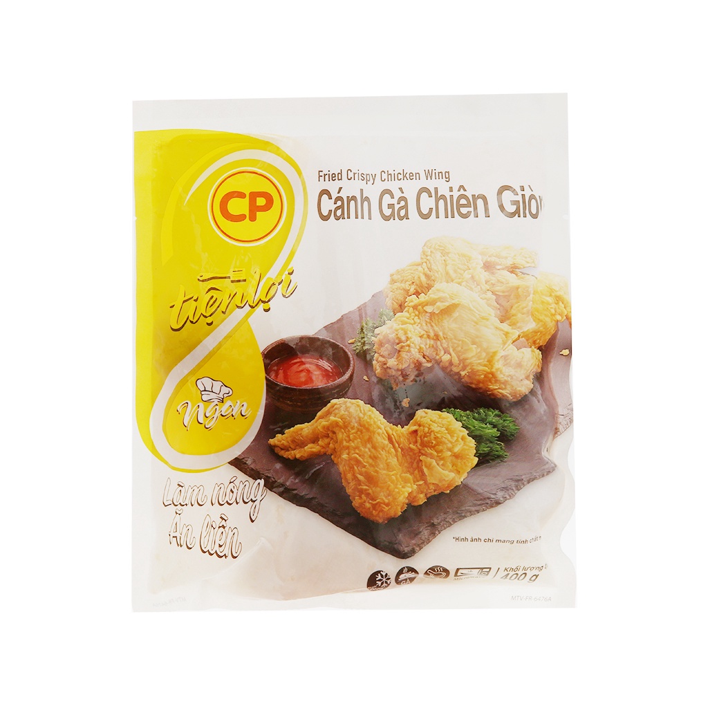 Gà rán chiên giòn CP (đùi, cánh, nugget, popcorn, gà cuộn rong biển)