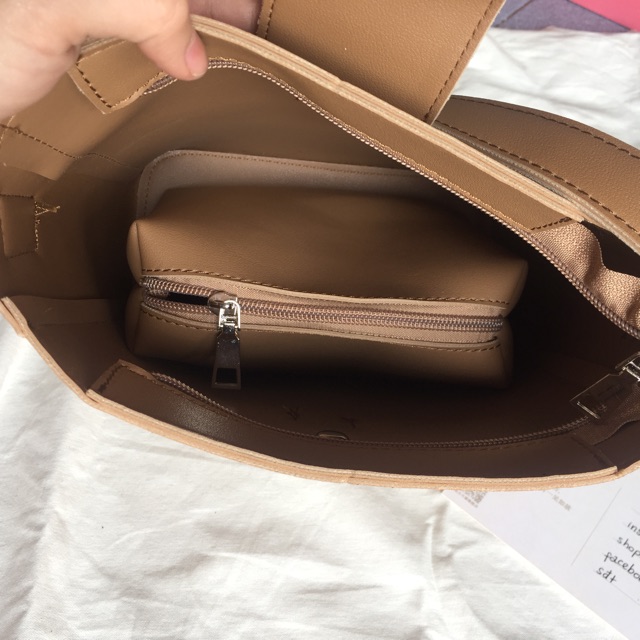 Túi tote da đeo chéo Túi Xách nữ đi chơi đi học đa năng | VIDEO.ảnh thật