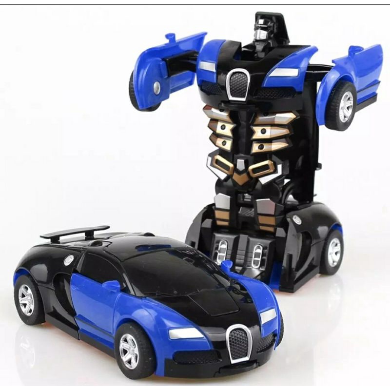 Đồ chơi xe ô tô biến hình thành Robot cho bé không chạy pin
