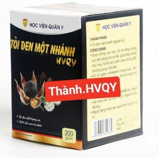 [TRIH1010 giảm 5%]  Tỏi Đen Một Nhánh - Học viện Quân Y Hộp 200 Gram