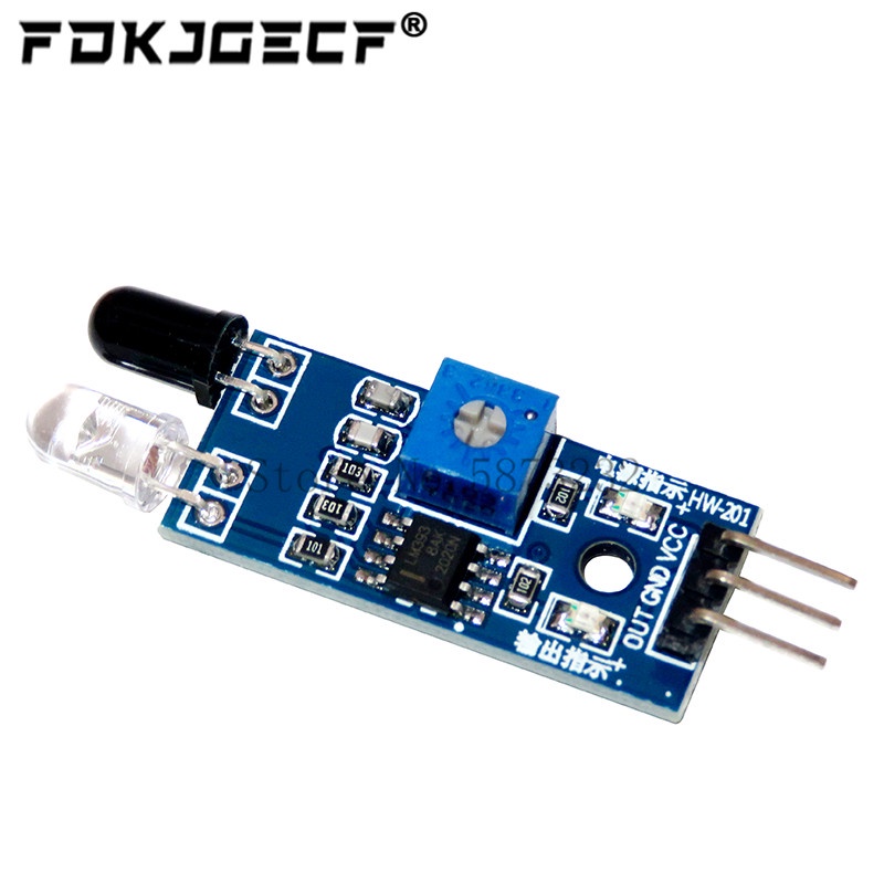 Mô Đun Cảm Biến Hồng Ngoại 3 Dây Cho Robot Xe Hơi Thông Minh Arduino