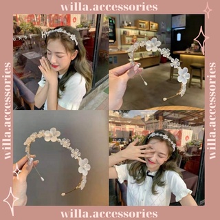Cài tóc công chúa bờm tóc hoa nổi 3D xinh xắn chụp hình - Willa.accessories