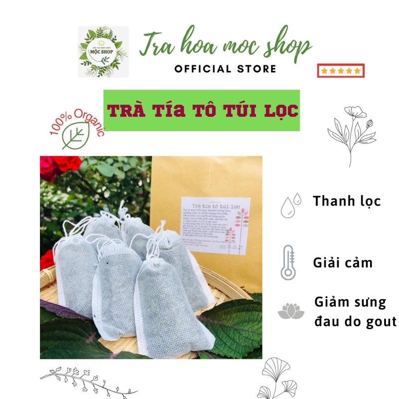 Trà tía tô túi lọcSet 5 gói
