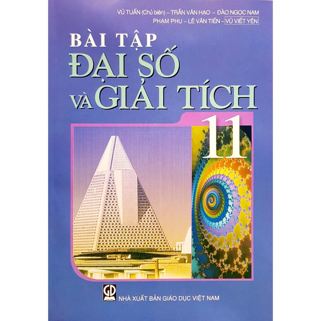 Sách - Combo Đại số và giải tích 11+ Bài tập Đại số và giải tích 11 (bán kèm 1 bút chì)