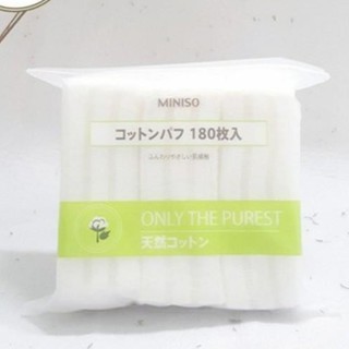 Bông tẩy trang Miniso 180 miếng/ 1 túi Authentic