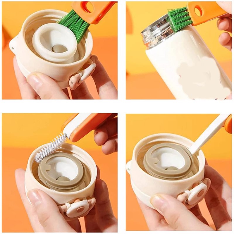 Cọ rửa ly/ nắp chai lọ 3 trong 1 đa năng tiện dụng