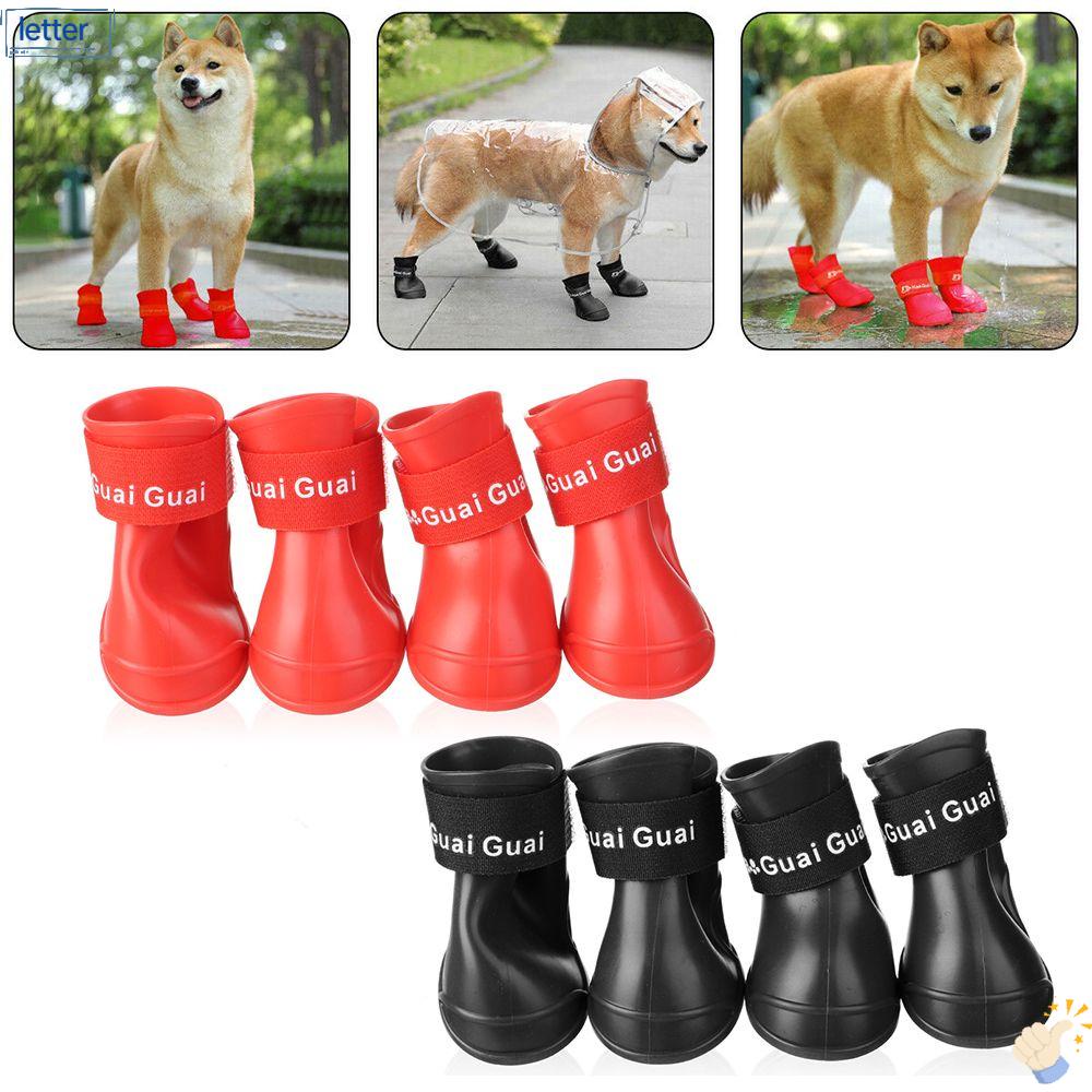 Ủng Đi Mưa Chống Nước Chống Trượt Cho Chó Pomeranian Poodle