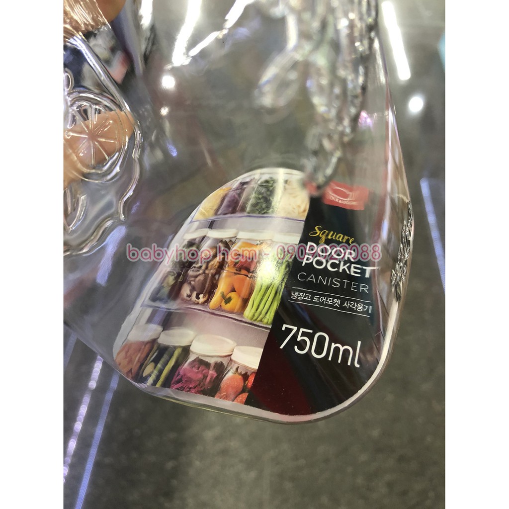 Hộp bảo quản thực phẩm Lock&Lock Door Pocket HTE530 750ML, HTE531 1L, HTE532 1.3L - BABYHOPSG