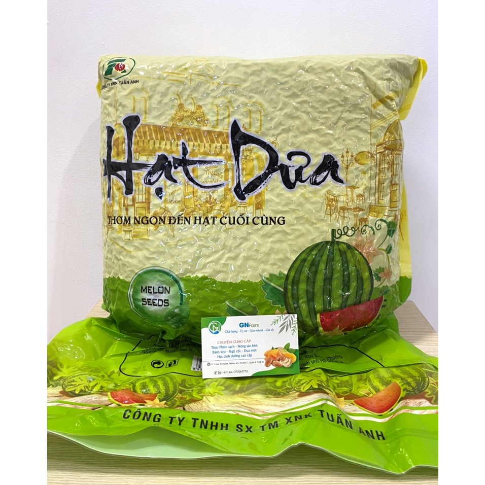 Hạt Dưa Tết Hạt Dưa Đỏ Không Phẩm Màu Hạt To Chắc Hạt Loại Đặc Biệt - Túi 250g