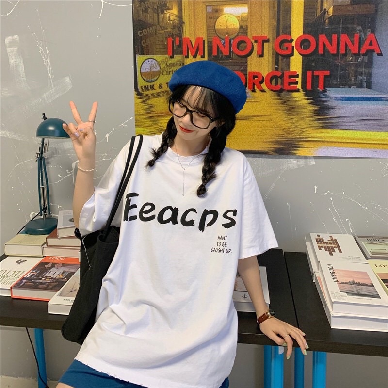[CÓ ẢNH THẬT] Áo Thun Tay Lỡ Unisex Nam Nữ RUN - Áo Phông Ngắn Tay Ulzzang