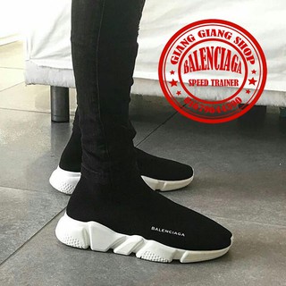 Giày B Speed Trainer đen, đế trắng
