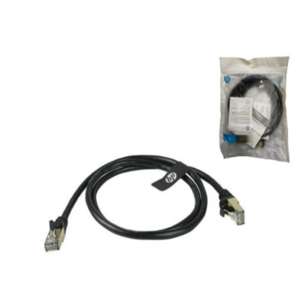 Cáp mạng STP CAT 7 Hp màu đen dây tròn