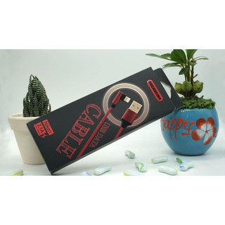 Dây cáp sạc game thủ đầu vuông Microcom-Gaming charge and data cable-NK3