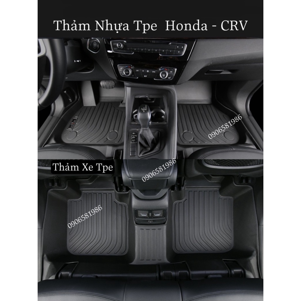 Honda CR-V 2013/2016 Thảm Trải Sàn Tpe,Thảm Xe Oto Cao Cấp