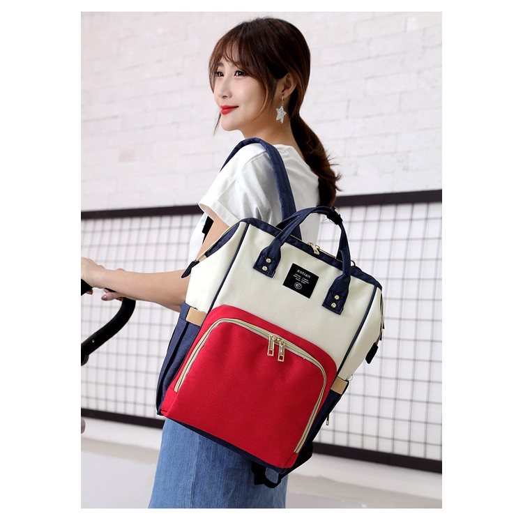 Túi xách Bỉm Sữa Cho Mẹ Và Bé Giữ Nhiệt Đựng Đồ, Balo Bỉm Sữa Đựng Đồ Đa Năng Thời Trang Cao Cấp