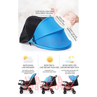 Xe đẩy Baobaohao C3 bập bênh 2 chiều