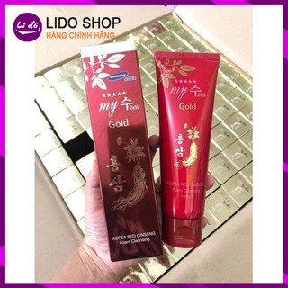 Sữa Rửa Mặt Hồng Sâm My Gold Hàn Quốc (130 ml)