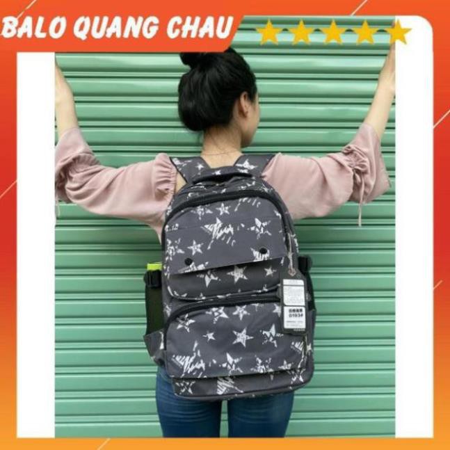 Balo Nam Nữ Đi Học Ngôi Sao Cực Ngầu 🍀FREESHIP🍀 Ballo nhiều ngăn đựng đồ thoải mái