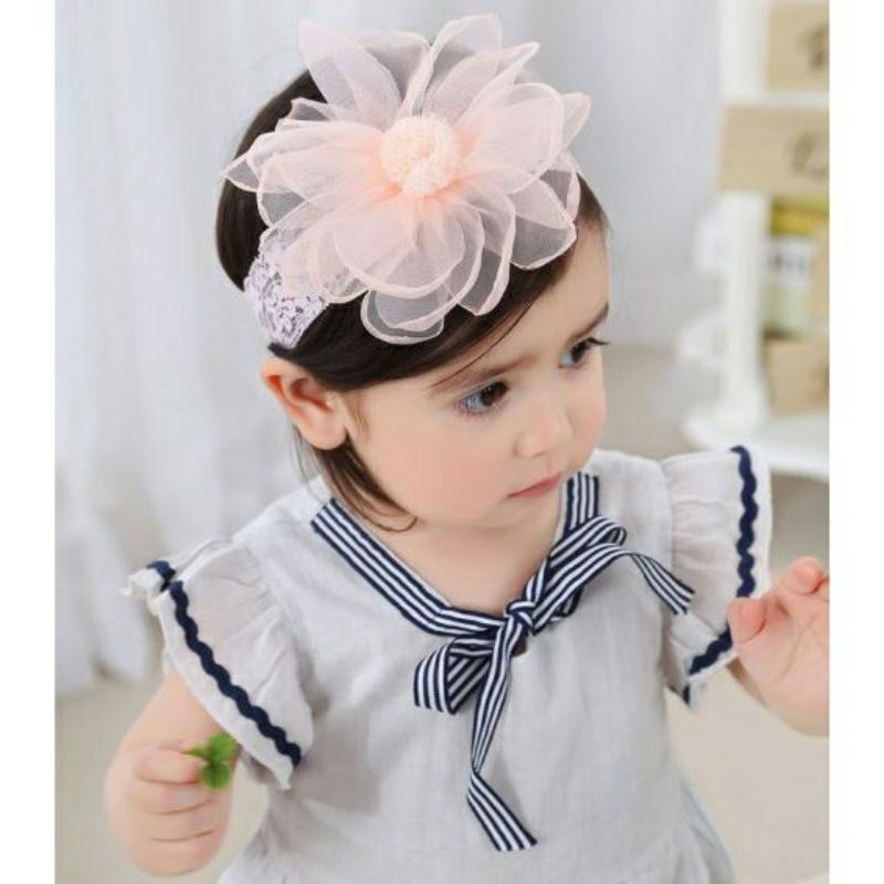 Băng Đô Hoa Cho Bé Gái Nhiều Màu Sắc Dễ Thương