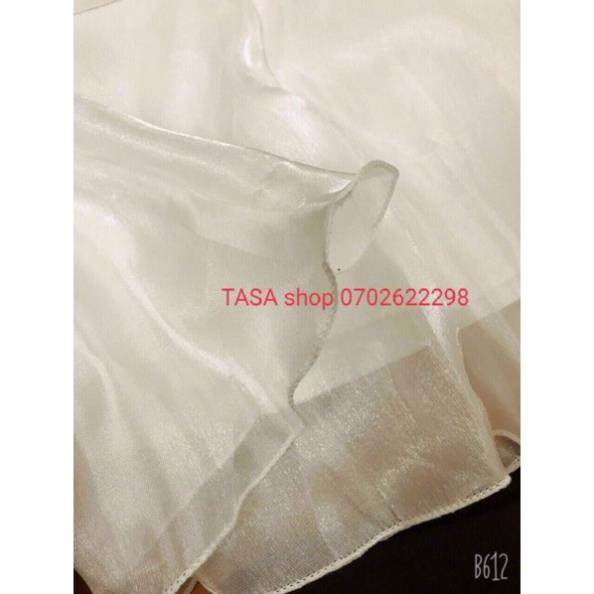 TTL-Sét áo trắng voan tơ kết nơ phối quần umi đen (thời trang nữ ) có clip thật