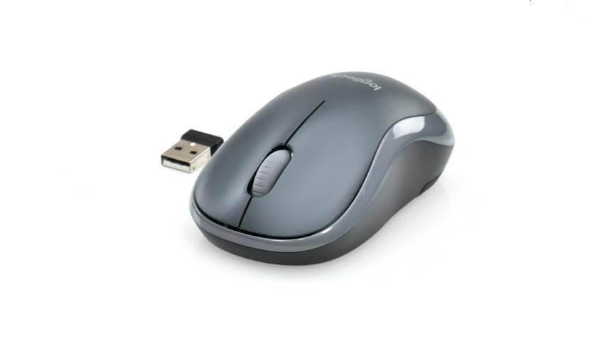 Chuột không dây Logitech M186 - USB, nhỏ gọn, thuận cả 2 tay, phù hợp PC/Laptop | BigBuy360 - bigbuy360.vn