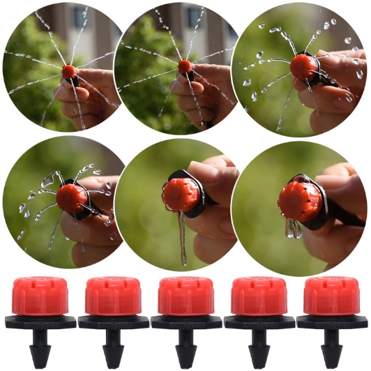 Béc Tưới Nhỏ Giọt 8 Tia - Có Thể Điều Chỉnh Lưu Lượng