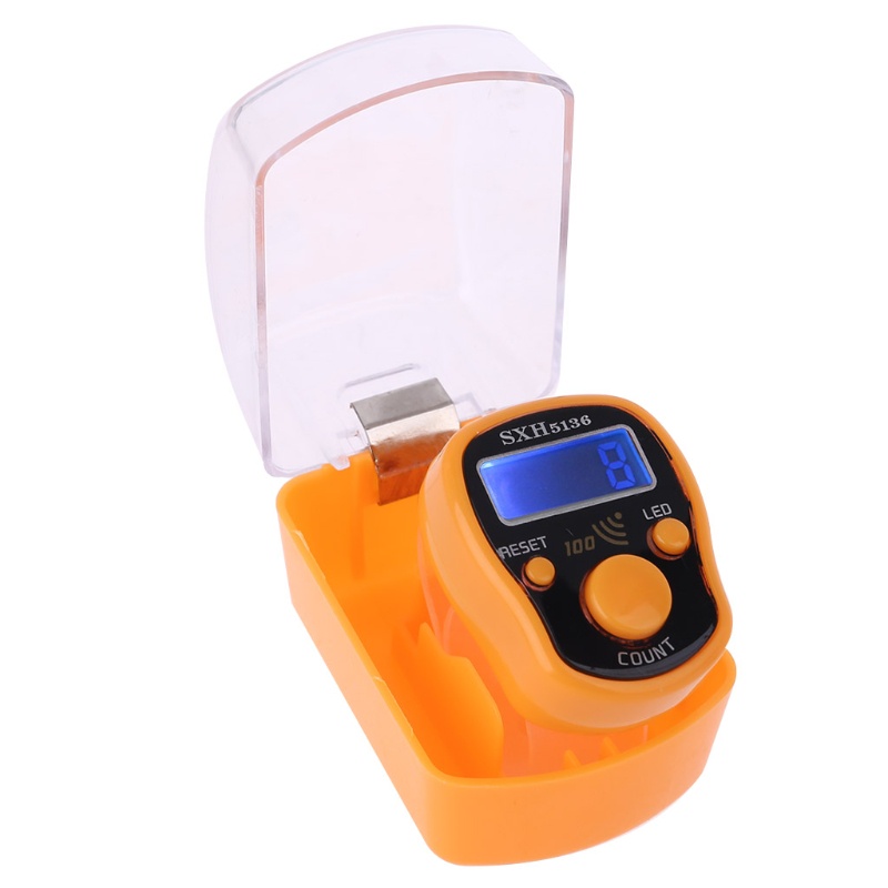 Máy Đếm Số Điện Tử Màn Hình LCD Kỹ Thuật Số Đeo Ngón Tay