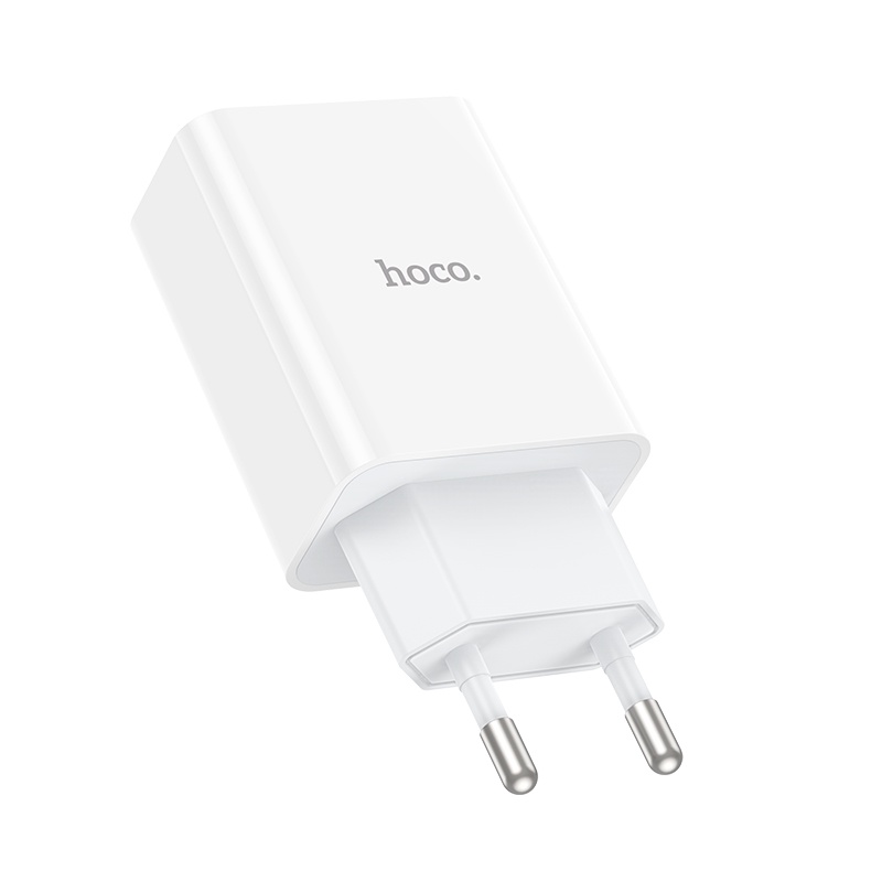Củ sạc nhanh PD20W/18W Hoco C99A gồm 1 cổng USB và 2 cổng Type-C - Chính hãng