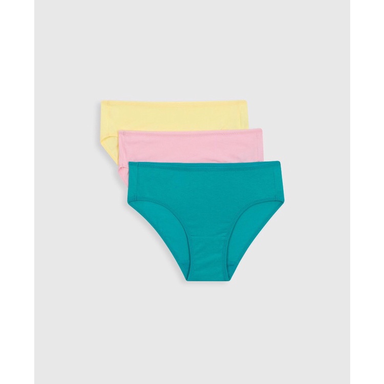 Set 3 quần lót bé gái Canifa khác màu chất liệu cotton cho bé từ 2-3 tuổi